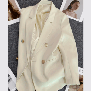 Casual Chic Double-Breasted Blazer